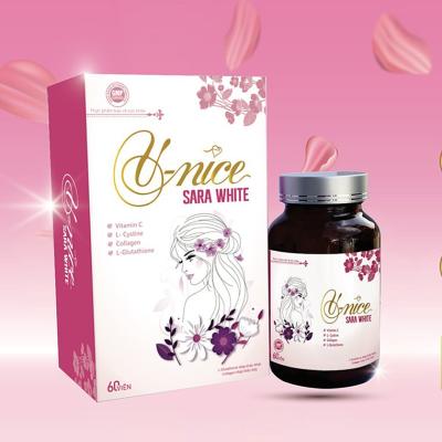 Viên Uống Dưỡng Trắng Da V-Nice Sara White 60 viên