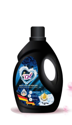 Nước giặt xả TH 3,2kg – Can Clock Đen, Nắp Đen