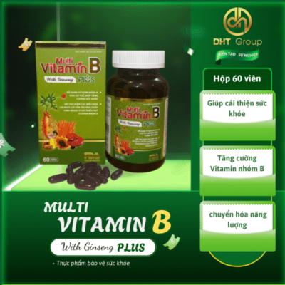 MULTI VITAMIN B WITH GINGSENG – LỌ 60 VIÊN